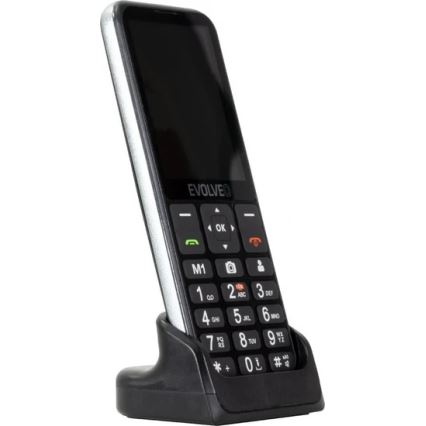 Evolveo - EasyPhone LT 4G mobilni telefon za starejše, črne barve