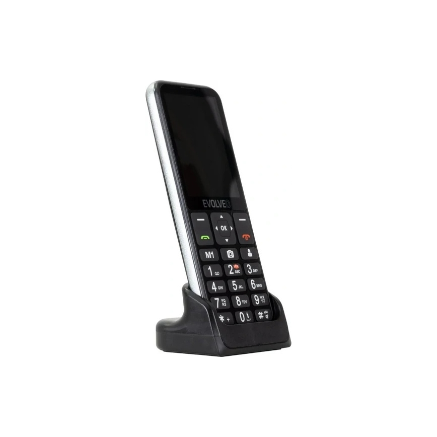 Evolveo - EasyPhone LT 4G mobilni telefon za starejše, črne barve