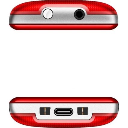 Evolveo - EasyPhone mobilni telefon za starejše v rdeči barvi