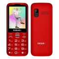 Evolveo - EasyPhone XO, mobilni telefon za starejše rdeč