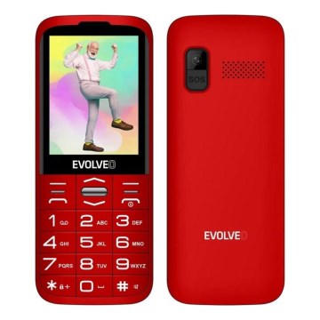 Evolveo - EasyPhone XO rdeč mobilni telefon za starejše