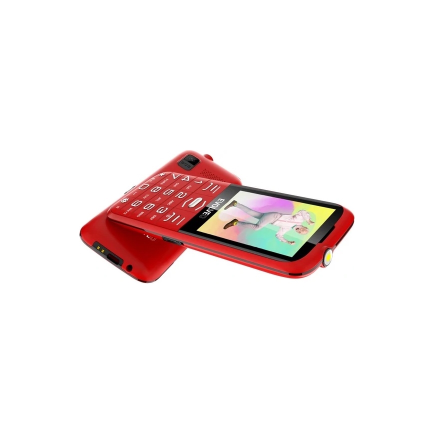 Evolveo - EasyPhone XO rdeč mobilni telefon za starejše