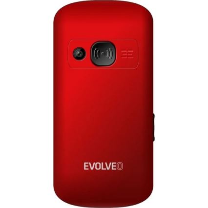 Evolveo - EasyPhone XS, mobilni telefon za starejše, rdeče barve