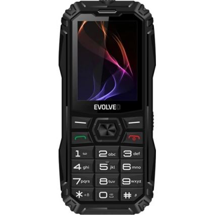 Evolveo - MaxPhone A1, črn telefon s tipkami, z dvema SIM-karticama