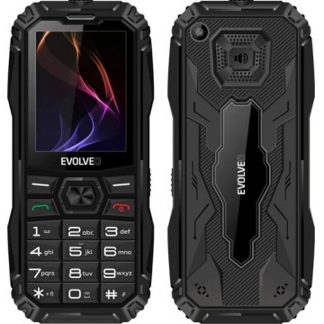 Evolveo - MaxPhone A1, telefon s tipkami, Dual SIM, črn
