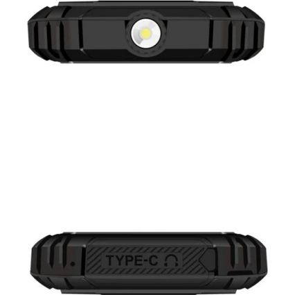 Evolveo - MaxPhone A1, telefon s tipkami, Dual SIM, črn