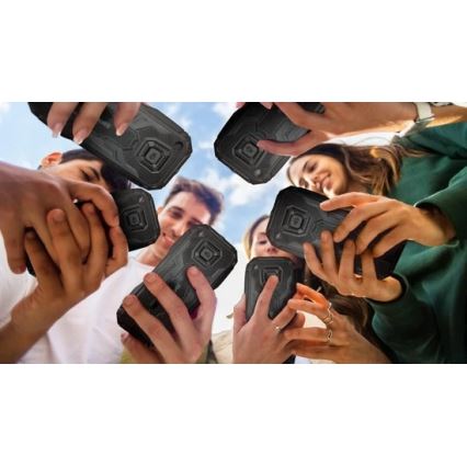 Evolveo - MaxPhone A1, telefon s tipkami, Dual SIM, črn