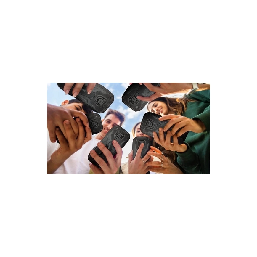 Evolveo - MaxPhone A1, telefon s tipkami, Dual SIM, črn