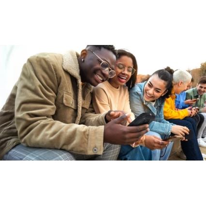 Evolveo - MaxPhone A1, telefon s tipkami, Dual SIM, črn