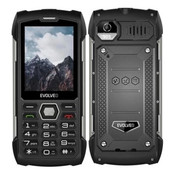 Evolveo - StrongPhone H1 vodoodporen Dual SIM telefon črna/srebrna