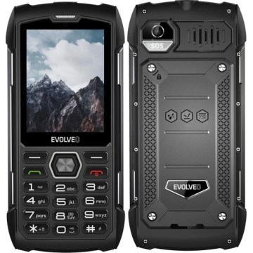 Evolveo - StrongPhone H1, vodoodporen Dual SIM telefon, črno-siv