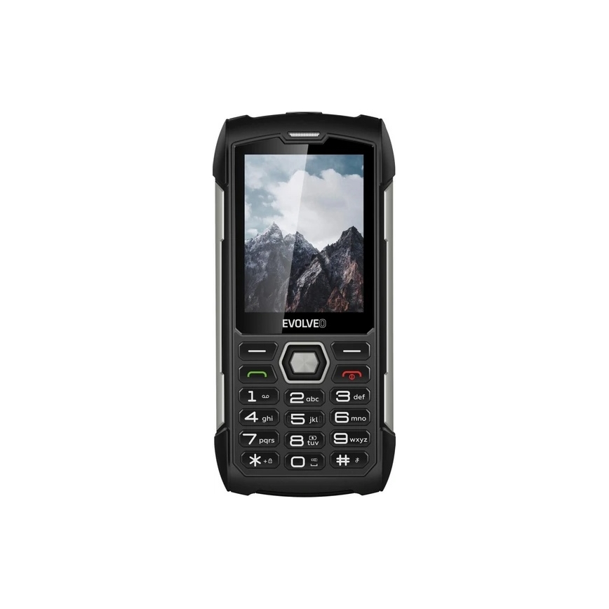 Evolveo - StrongPhone H1, vodoodporen Dual SIM telefon, črno-srebrn