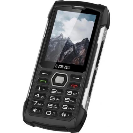 Evolveo - StrongPhone H1, vodoodporen Dual SIM telefon, črno-srebrn