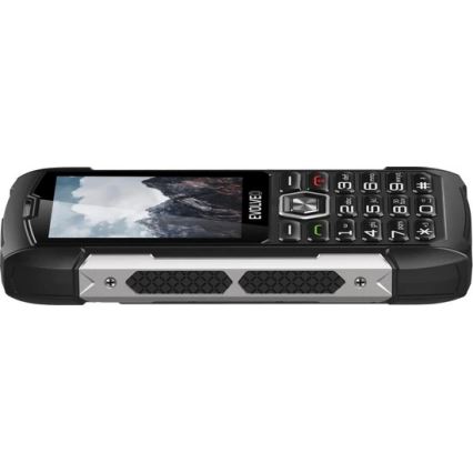 Evolveo - StrongPhone H1, vodoodporen Dual SIM telefon, črno-srebrn