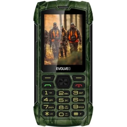 Evolveo - StrongPhone H1, vodoodporen Dual SIM telefon v lovski kamuflaži