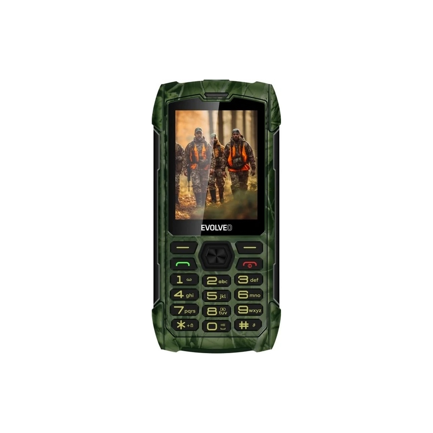 Evolveo - StrongPhone H1, vodoodporen Dual SIM telefon v lovski kamuflaži