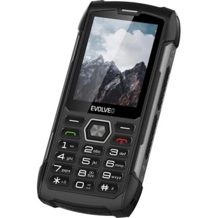 Evolveo - StrongPhone H1, vodotesen Dual SIM telefon črna/siva