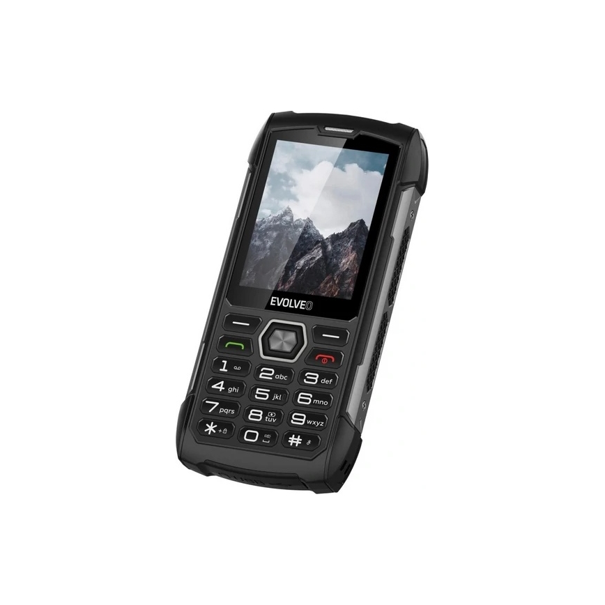 Evolveo - StrongPhone H1, vodotesen Dual SIM telefon črna/siva
