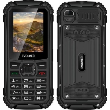 Evolveo - StrongPhone Q1, vodoodporen Dual SIM telefon, črna
