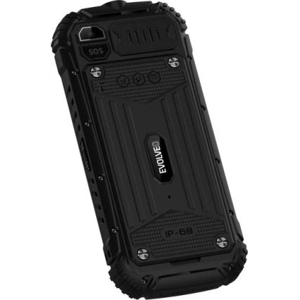Evolveo - StrongPhone Q1, vodoodporen Dual SIM telefon, črna