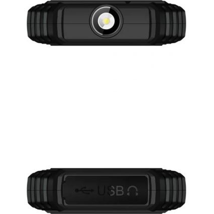 Evolveo - StrongPhone Q1, vodoodporen Dual SIM telefon črne barve