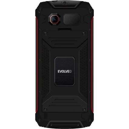 Evolveo - StrongPhone W4 vodotesen Dual SIM telefon črna/rdeča