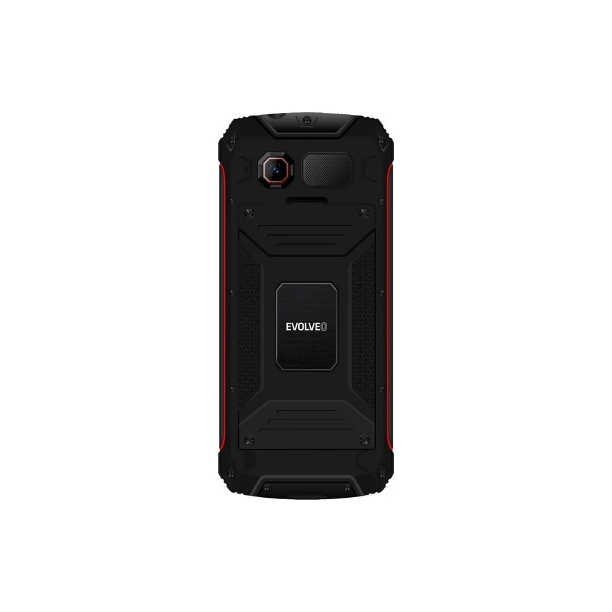 Evolveo - StrongPhone W4 vodotesen Dual SIM telefon črna/rdeča