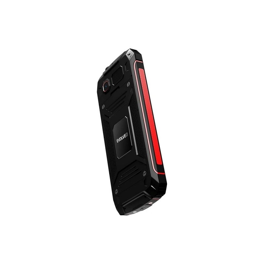 Evolveo - StrongPhone W4 vodotesen Dual SIM telefon črna/rdeča