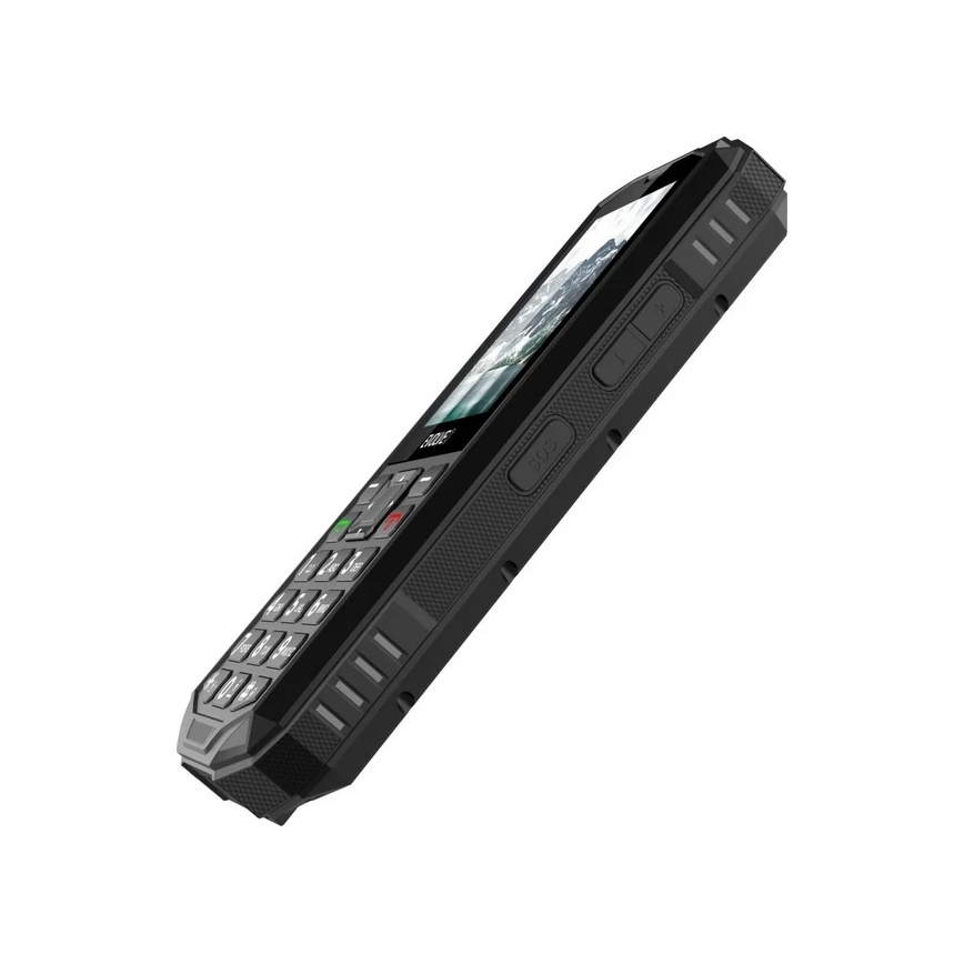 Evolveo - StrongPhone X5, vodoodporen Dual SIM telefon, črno-siv