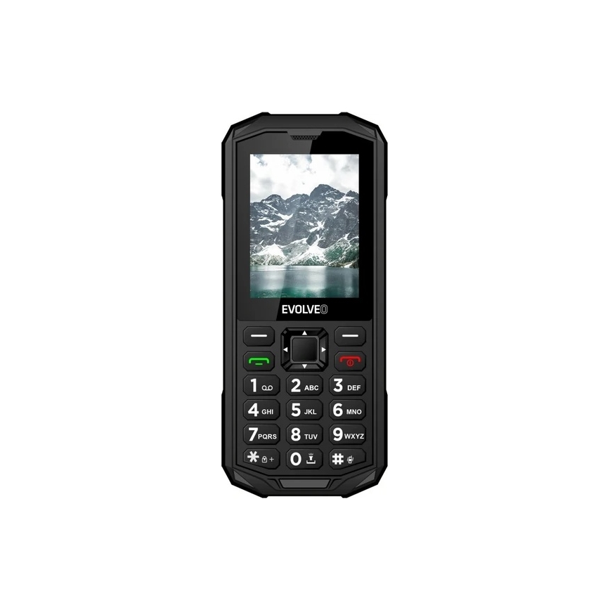 Evolveo - StrongPhone X5, vodotesen Dual SIM telefon v črni/sivi barvi