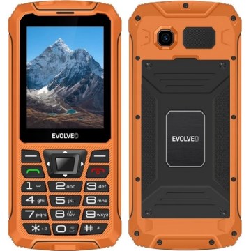 Evolveo - StrongPhone Z6, vodoodporen Dual SIM telefon, oranžen
