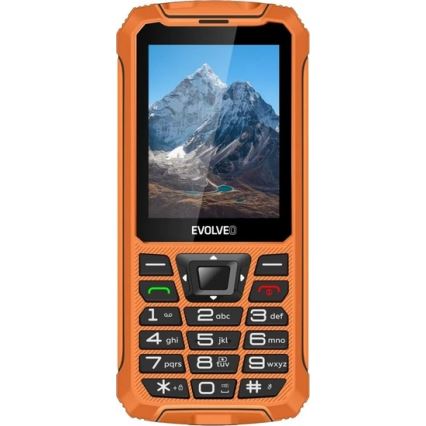 Evolveo - StrongPhone Z6, vodoodporen Dual SIM telefon, oranžen