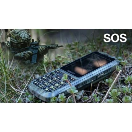 Evolveo - StrongPhone Z6, vodoodporen Dual SIM telefon v lovski kamuflaži