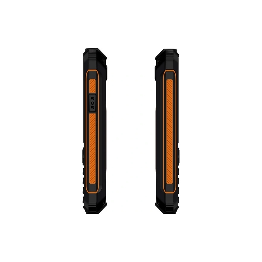 Evolveo - StrongPhone Z6, vodotesen Dual SIM telefon, črna/oranžna