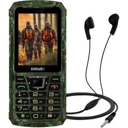 Evolveo - StrongPhone Z6 vodotesen Dual SIM telefon v lovski kamuflaži