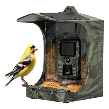 Evolveo - StrongVision BirdFeeder - pametni hranilnik za ptice s kamero in sončnimi paneli