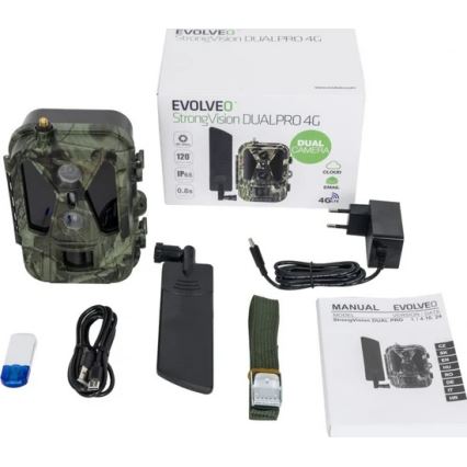 Evolveo - StrongVision Dual PRO 4G fotopast s pošiljanjem, 16 GB