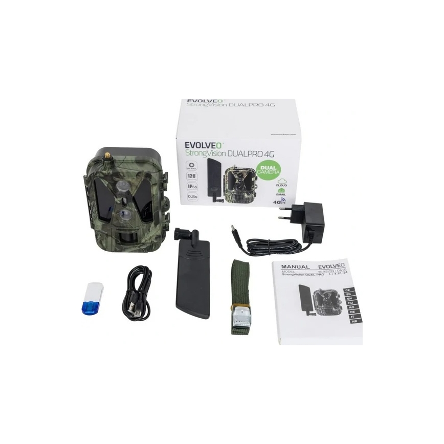 Evolveo - StrongVision Dual PRO 4G fotopast s pošiljanjem, 16 GB