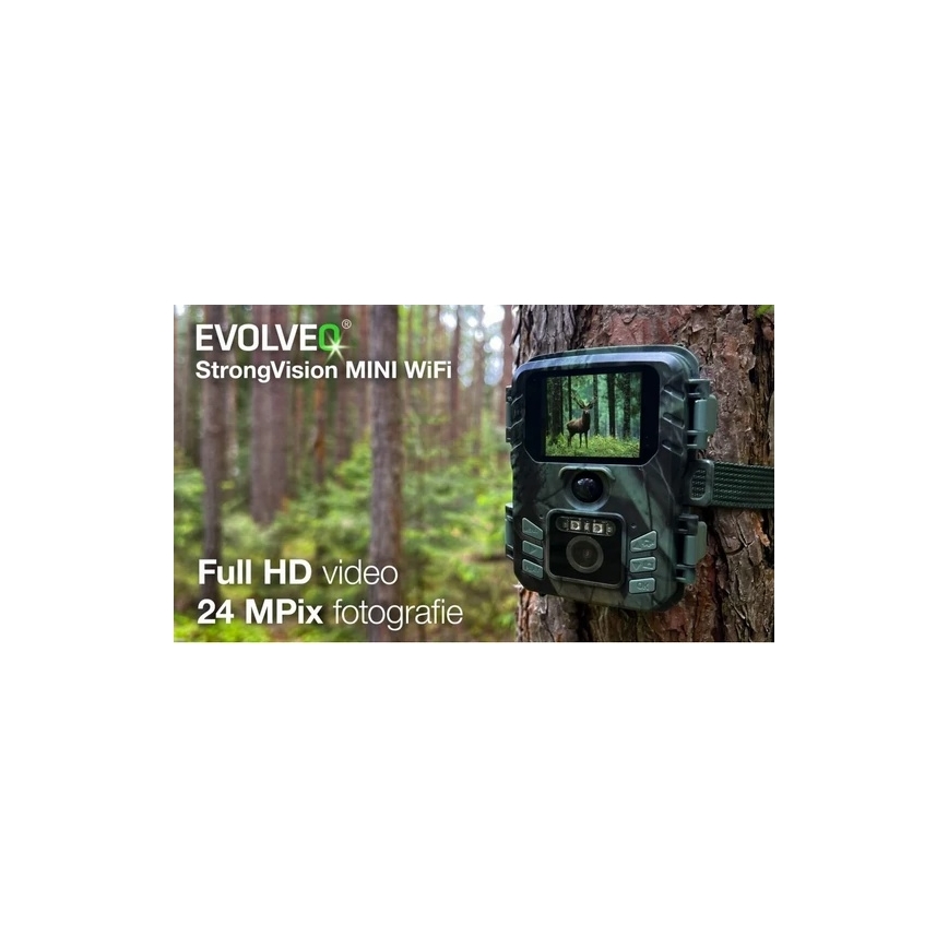 Evolveo - StrongVision MINI Wi‑Fi fotopast/varnostna kamera z aplikacijo
