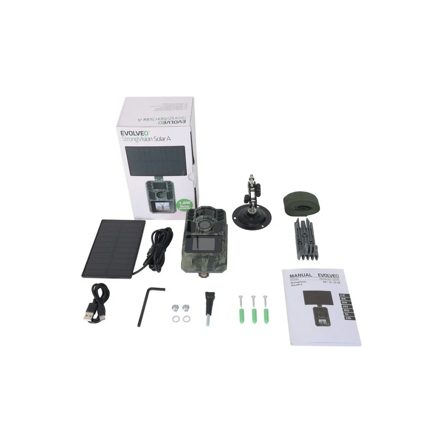 Evolveo - StrongVision Solar A, fotopast z sončnim panelom