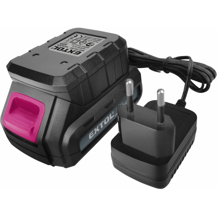 Extol - Akumulatorski vijačnik 1300 mAh 12V roza