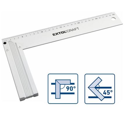 Extol - Aluminijasti kotni meter 300 mm