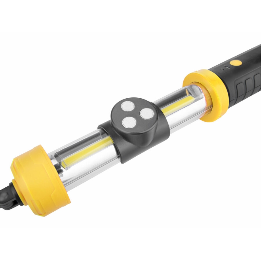 Extol - LED Polnilna prenosna svetilka LED/2000 mAh/3,6V črna/rumena