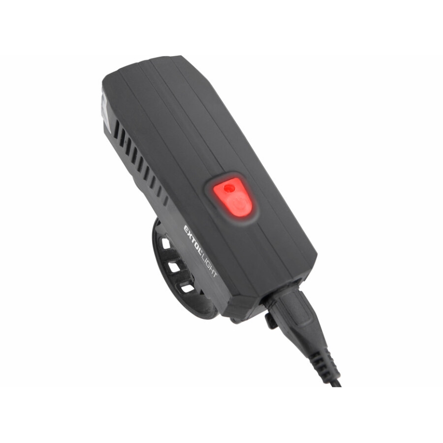 Extol - LED polnilna svetilka s hupo za kolo LED/5W/1200 mAh/3,7V IPX4