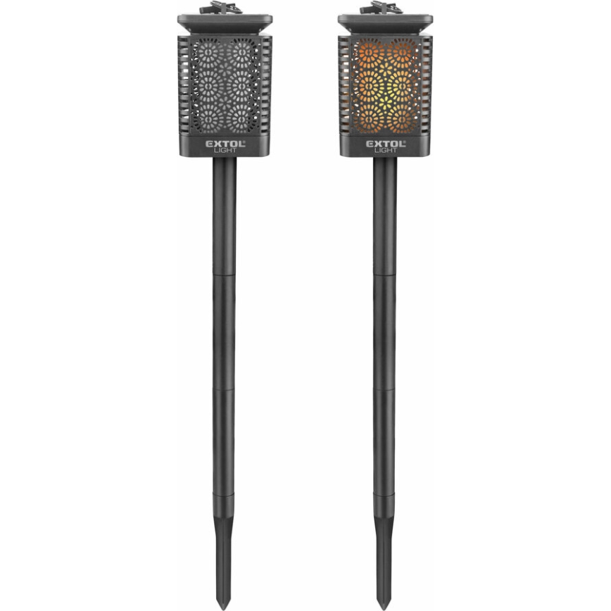 Extol - LED Solarna svetilka 4v1 LED/600 mAh/1,2V IP44
