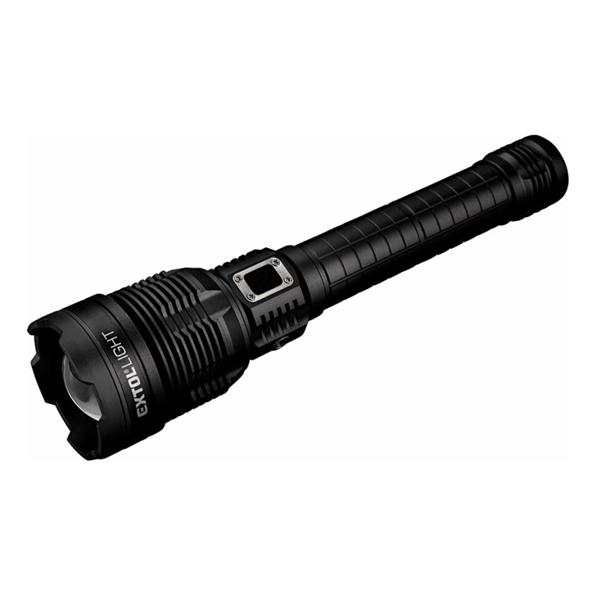 Extol - LED Zatemnitvena polnilna svetilka s power bankom LED/60W/10000 mAh 8000 lm IPX4 črna
