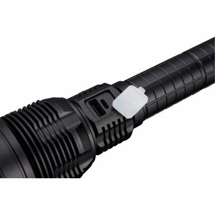 Extol - LED Zatemnitvena polnilna svetilka s power bankom LED/60W/10000 mAh 8000 lm IPX4 črna