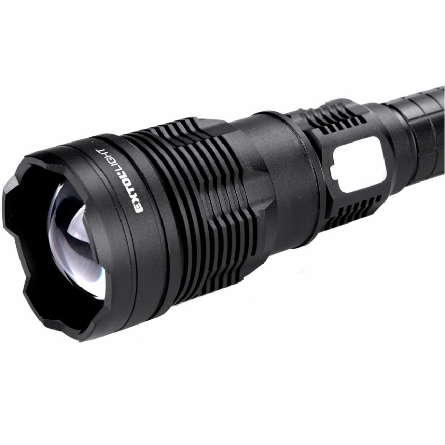 Extol - LED Zatemnitvena polnilna svetilka s power bankom LED/60W/10000 mAh 8000 lm IPX4 črna