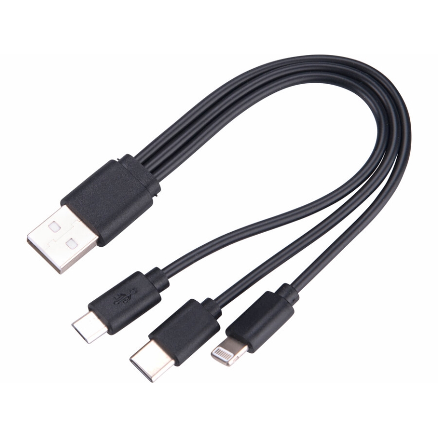 Extol - LED Zatemnitvena polnilna svetilka s power bankom LED/60W/10000 mAh 8000 lm IPX4 črna