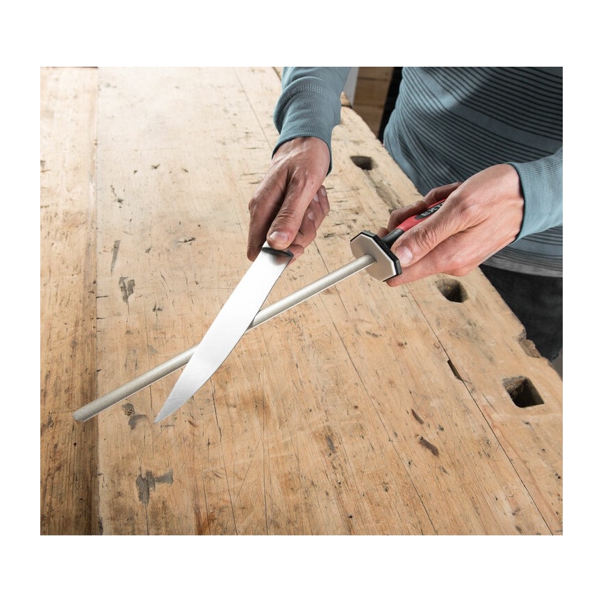 Extol Premium - Brusilno jeklo s plastjo diamantnega prahu 26 cm P400